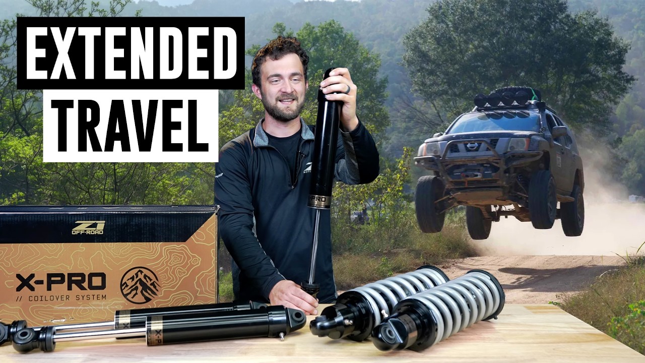 Задние амортизаторы X-Pro с увеличенным ходом от Z1 Off-Road - Видео с демонстрацией.