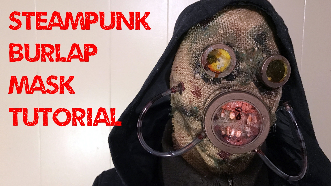 www.monstertutorials.com - Steampunk Post-apocalyptic Burlap Mask Tutorial