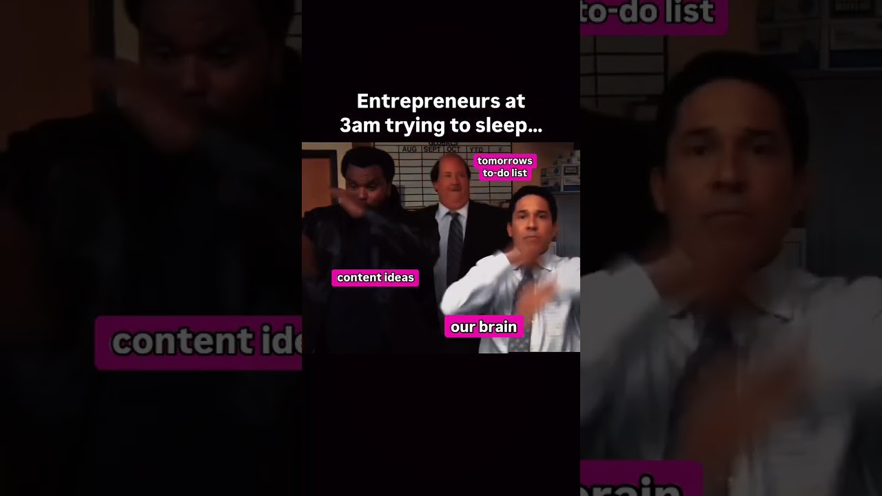 Entrepreneurs at 3 am trying to sleep