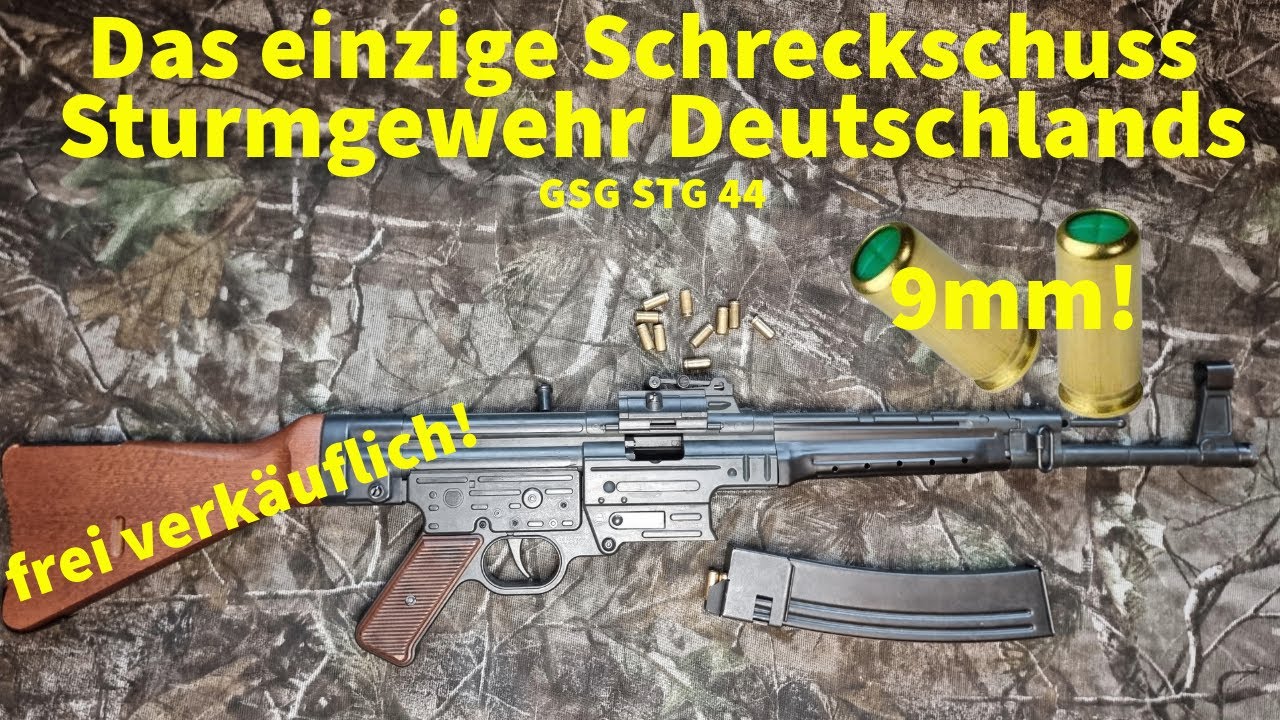 Das einzige Schreckschuss Sturmgewehr Deutschlands! 9mm GSG STG 44 Review