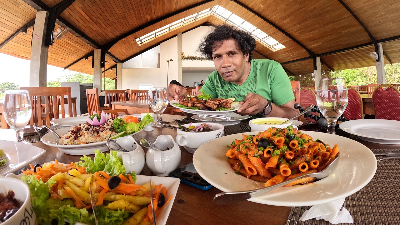 Best Place to Enjoy | Kithul Kanda | කන්දක් උඩ පාරාදීසයක් | delicious food | Lunch Time