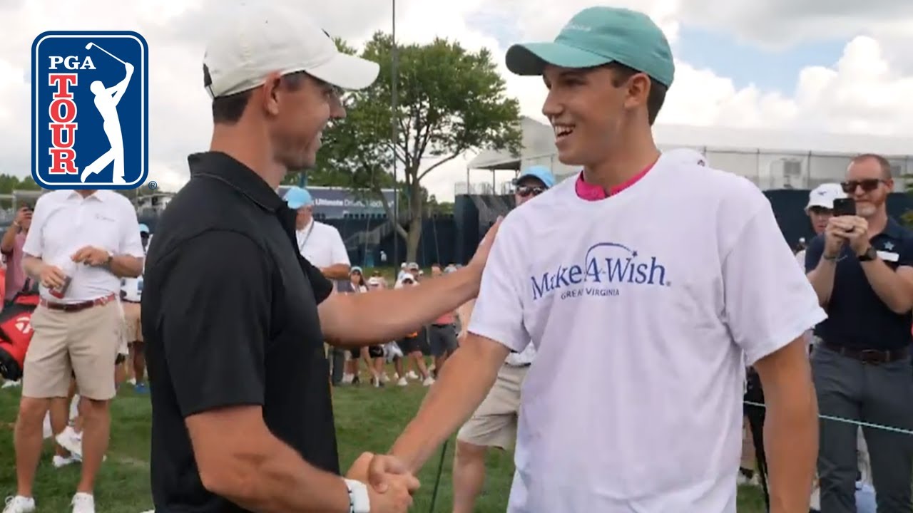 Rory McIlroy helps wish come true at BMW Championship