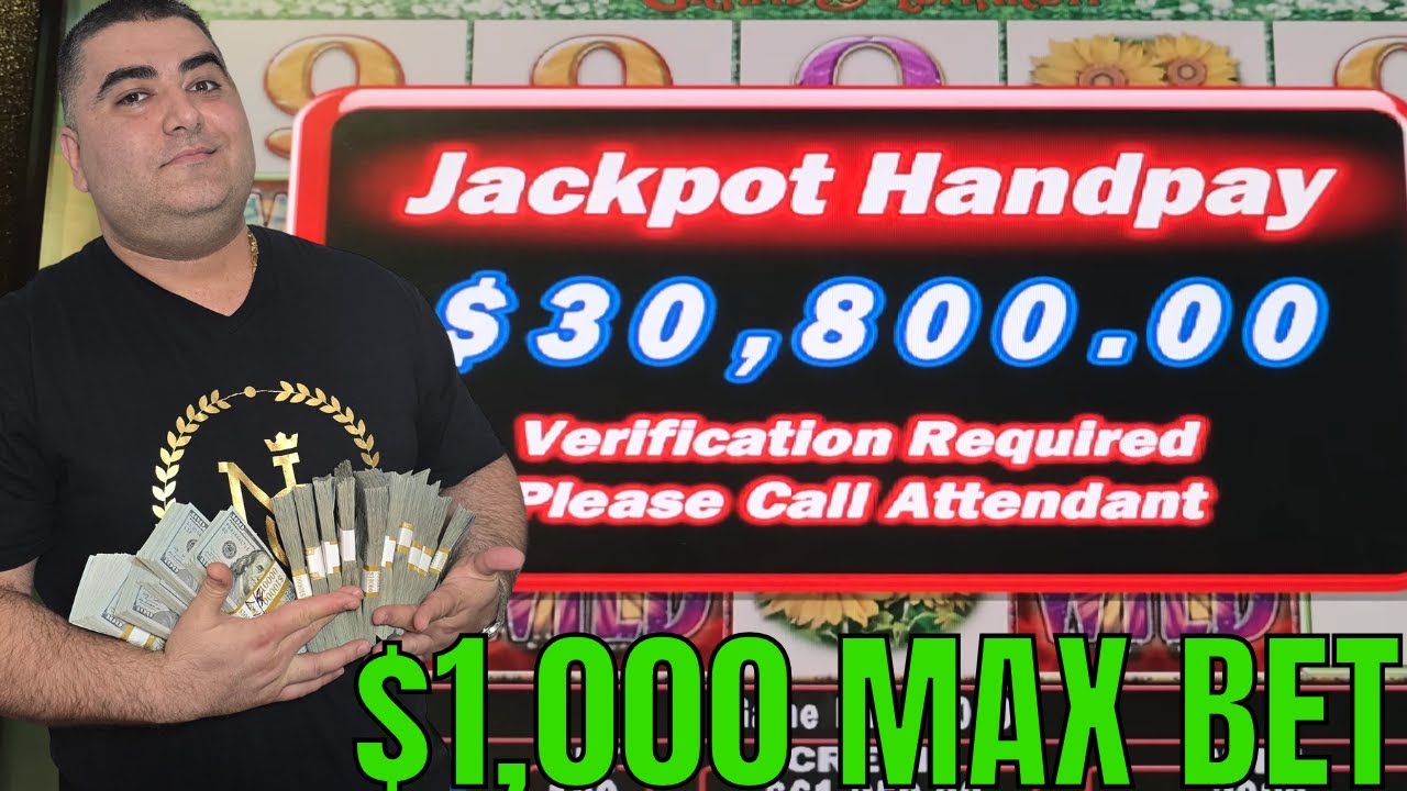 $1,000 Max Bets On High Limit Slots For BIGGEST JACKPOT