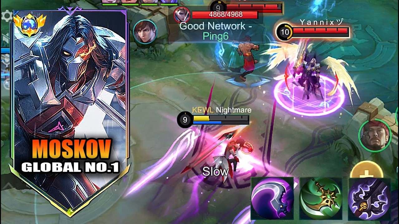 TOP GLOBAL MOSKOV BEST BURST DAMAGE HACK BUILD FOR HIGH RANKED!! (MUST TRY) MOSKOV BEST BUILD 2026!
