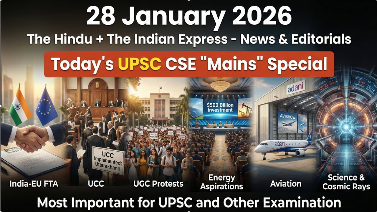 UPSC - Mains 2026 | the 
