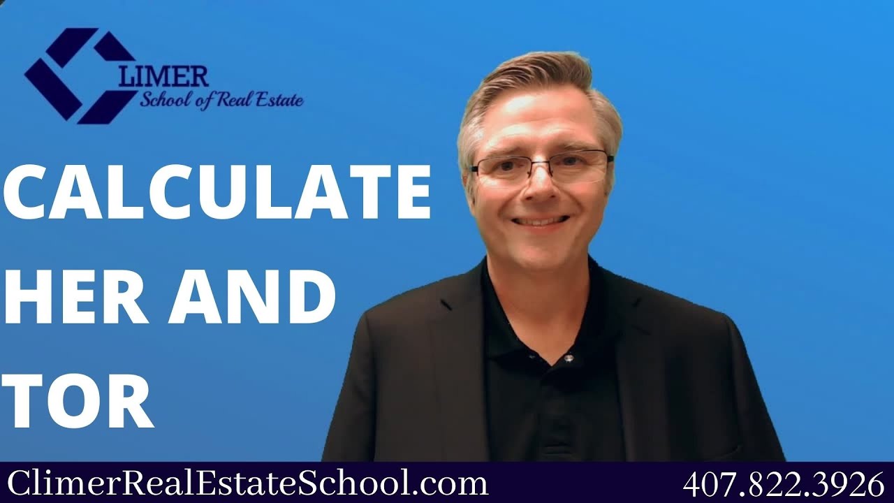 Real Estate Math - Free Practice Test - #8 Calculate HER and TOR