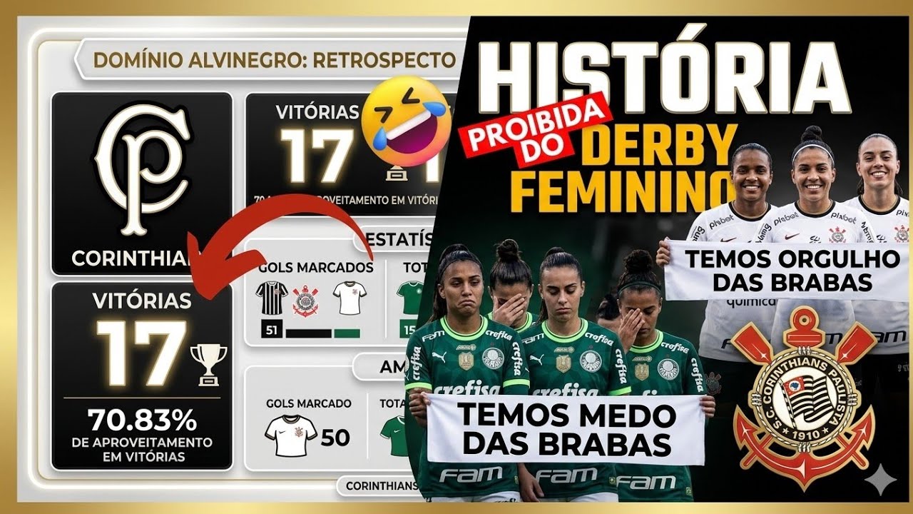 A MAIOR FREGUESIA DO BRASIL! Estreia de Emily Lima e a Vingança das Brabas! #corinthiansfeminino 