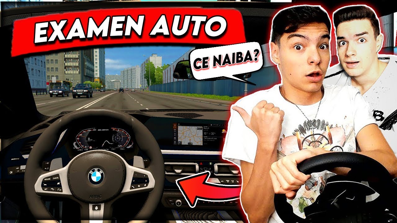 😂EXAMEN AUTO cu BEST NORIS la VOLAN, A REUȘIT?