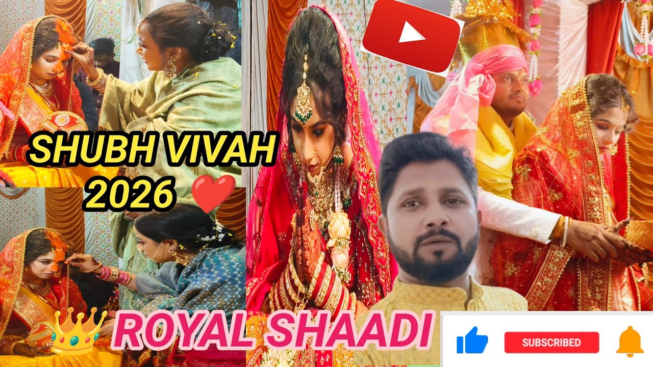 Shubh Vivah 2026 ❤️ Dulha Dulhan Moment | Royal Indian Wedding | Shaadi Vlog