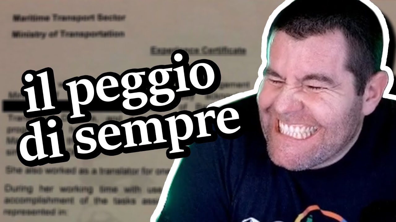 Ecco il curriculum più brutto della storia.