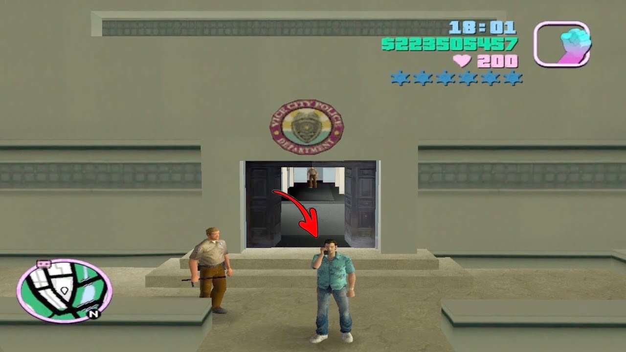 GTA Vice City Real Prison ! (Secret Wanted Level Arrest Scene)
