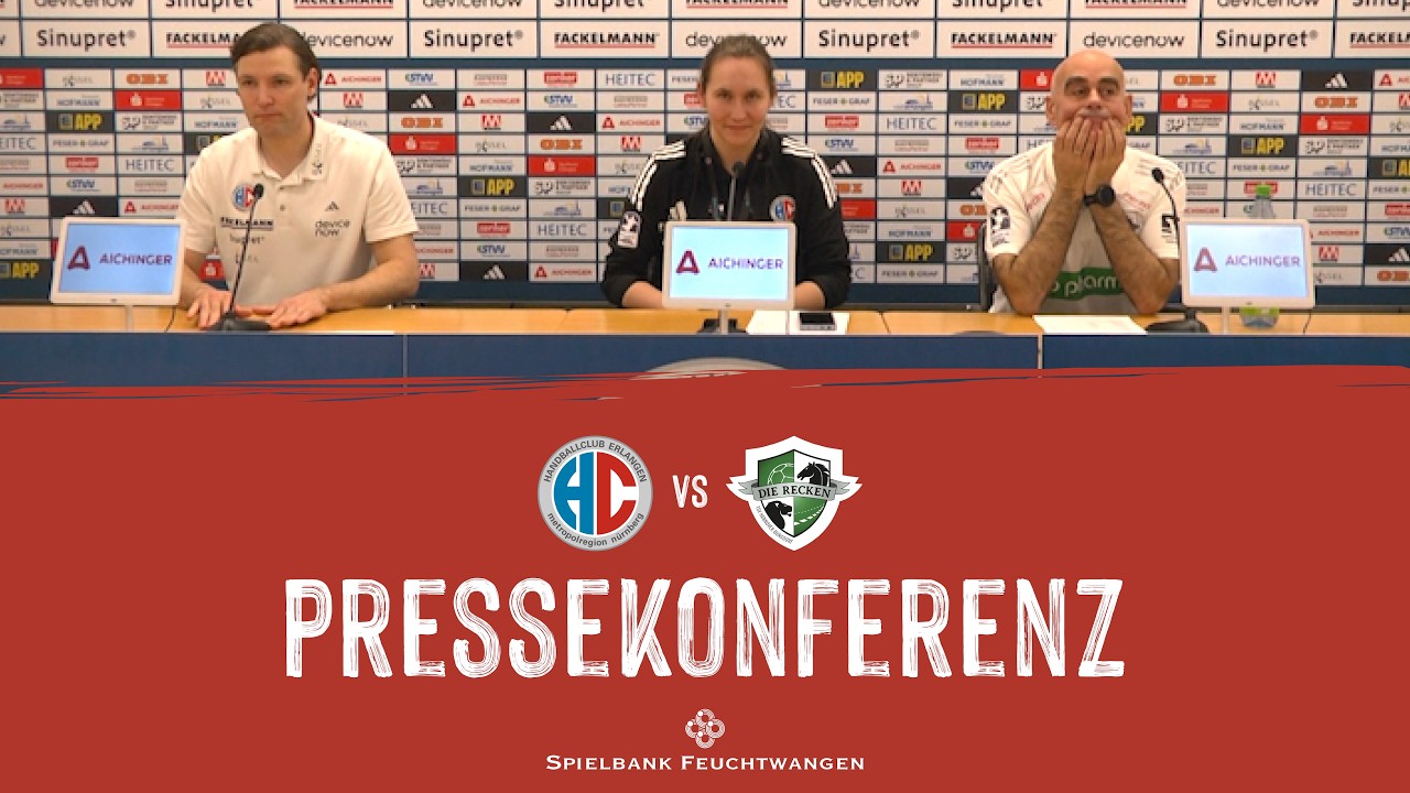 Pressekonferenz: HC Erlangen vs TSV Hannover-Burgdorf