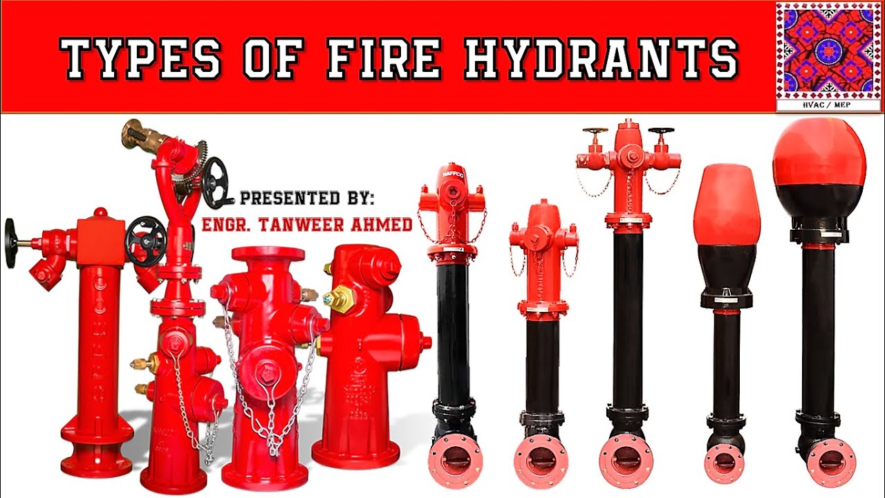 Types of Fire Hydrants | Firefighting | in Urdu/Hindi