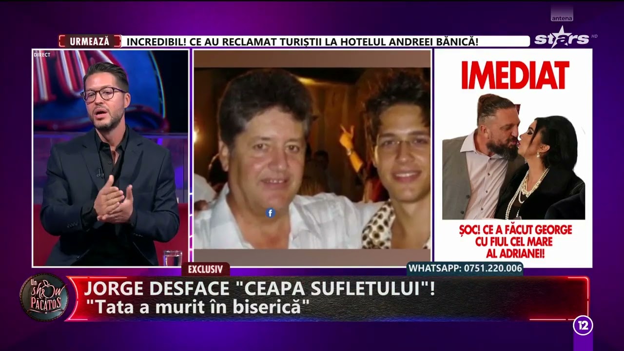 Jorge a lansat prima lui carte: Cel mai greu a fost să &icirc;l iert pe Dumnezeu!