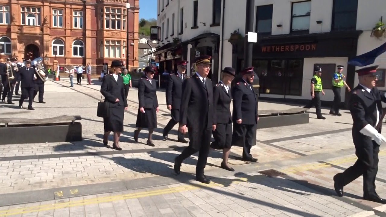 Merthyr Tydfil Salvation Army - March of Witness