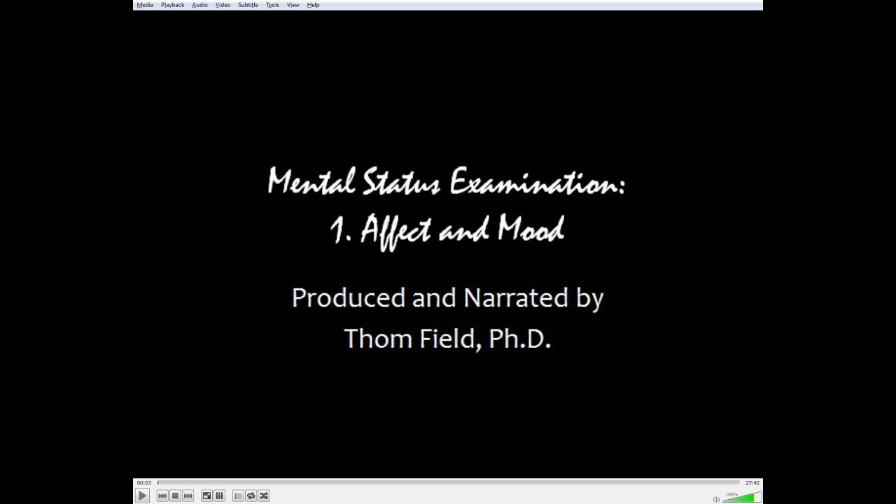 Mental Status Exam Training, part 1: Affect and Mood