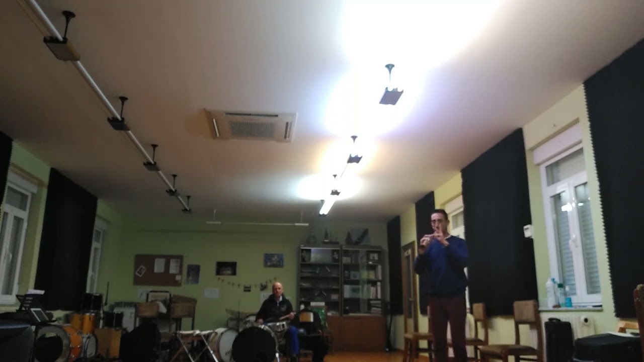 Porque te quiero (pasodoble). Vicente 🥁, Víctor dulzaina 🎶