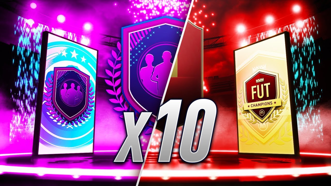10 x PLAYER PICK UPGRADES & FUT CHAMP REWARDS!!! FIFA 19 Ultimate Team
