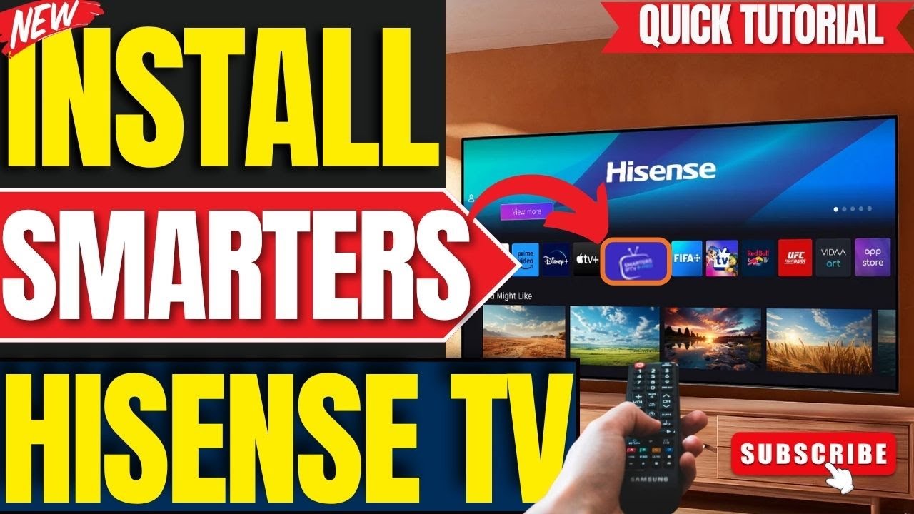Как установить приложение Smarters Pro на любой телевизор Hisense Smart TV (руководство 2025 года)