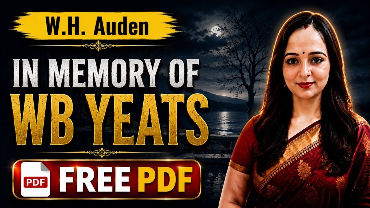 In Memory of WB Yeats by WH Auden