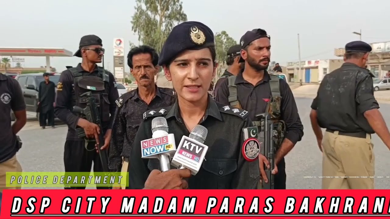 DSP City Madam Paras Bakhrani ( SPS ) Media Talk