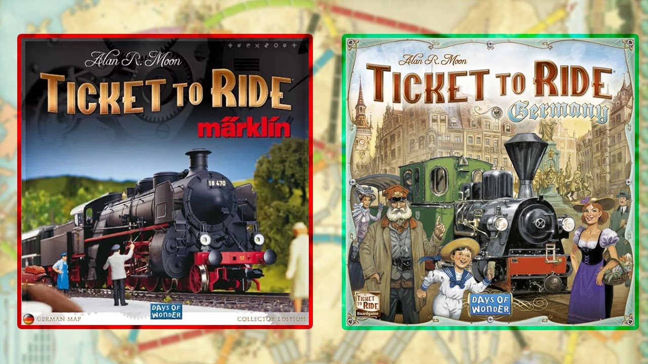 Ticket to Ride Marklin & Germany - A Tale of Route Cards