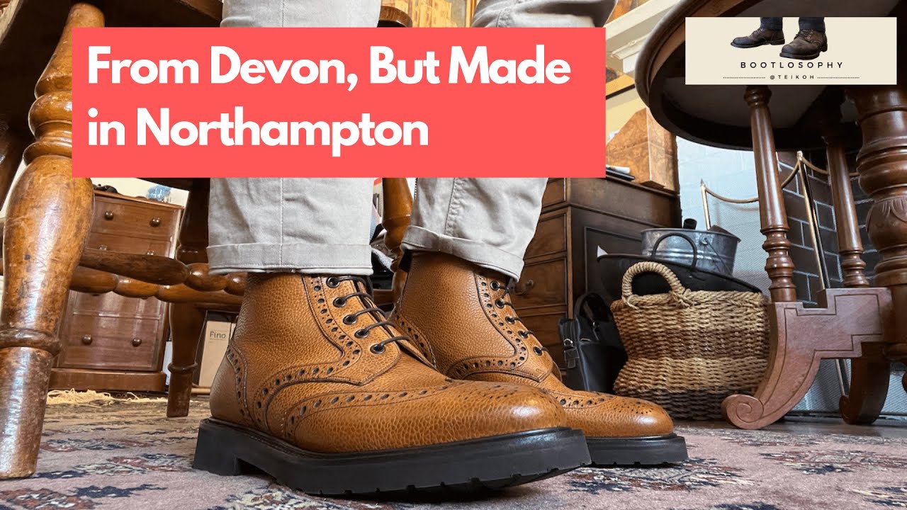 Herring Corsham Brogue Boots Made by Barker of Northampton