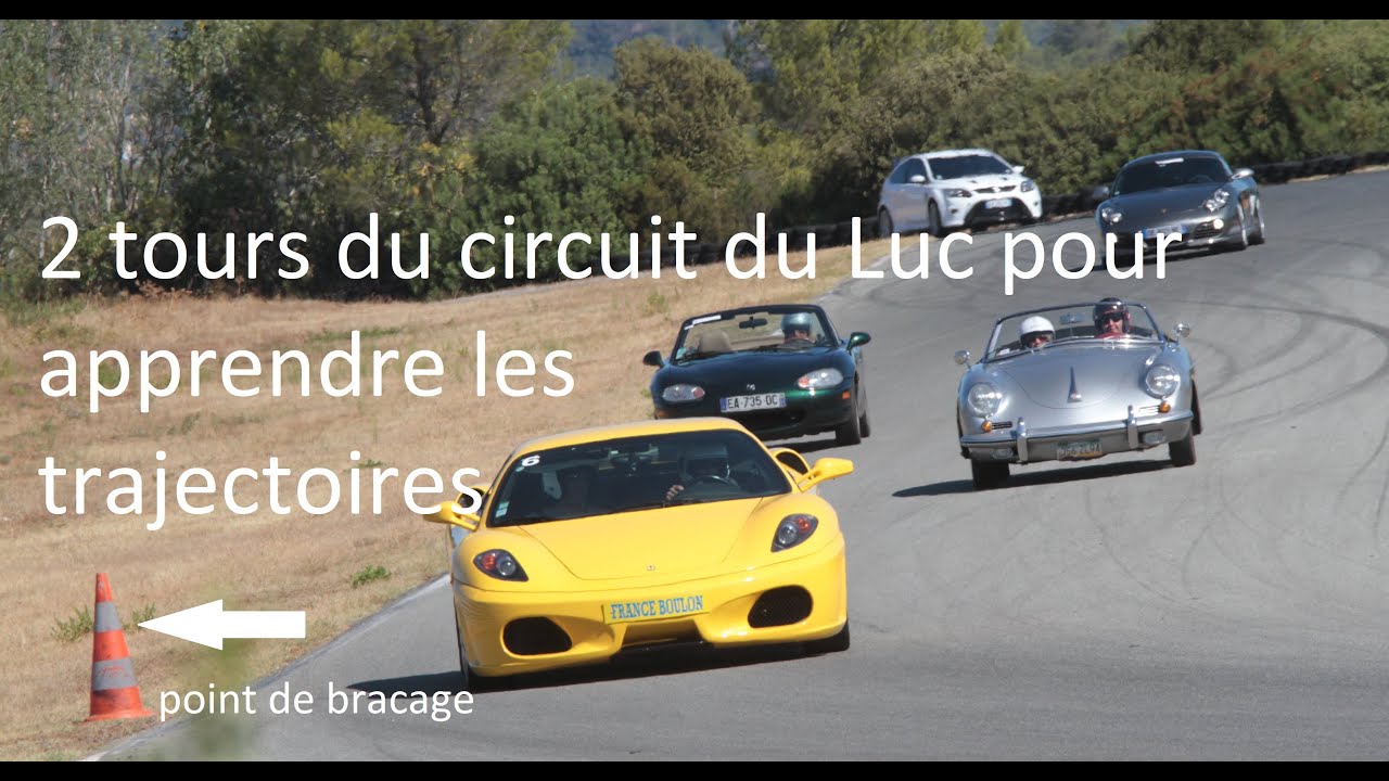 Circuit du Luc (Var) JB EME 1 tour  pour apprendre les Trajectoires. Pilote automobile depuis 1986.