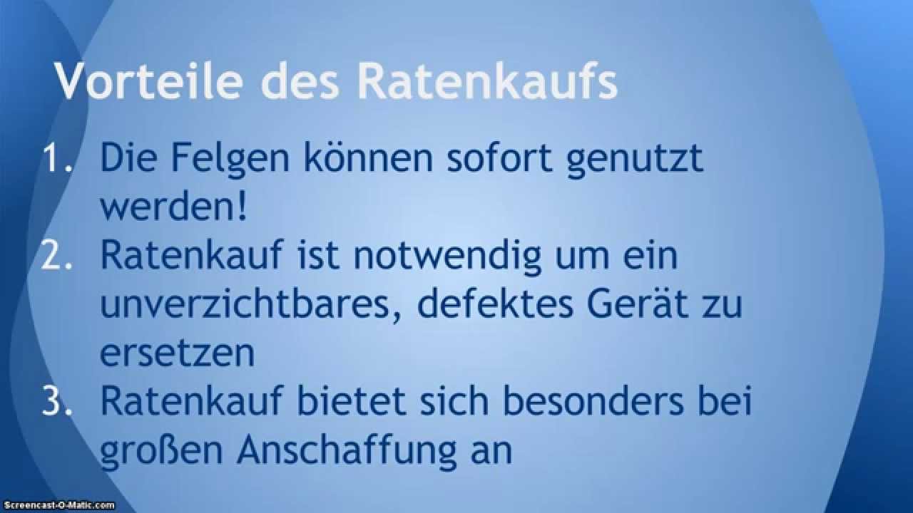 Was muss man beim Ratenkauf von Felgen beachten? - ratenkauf.net