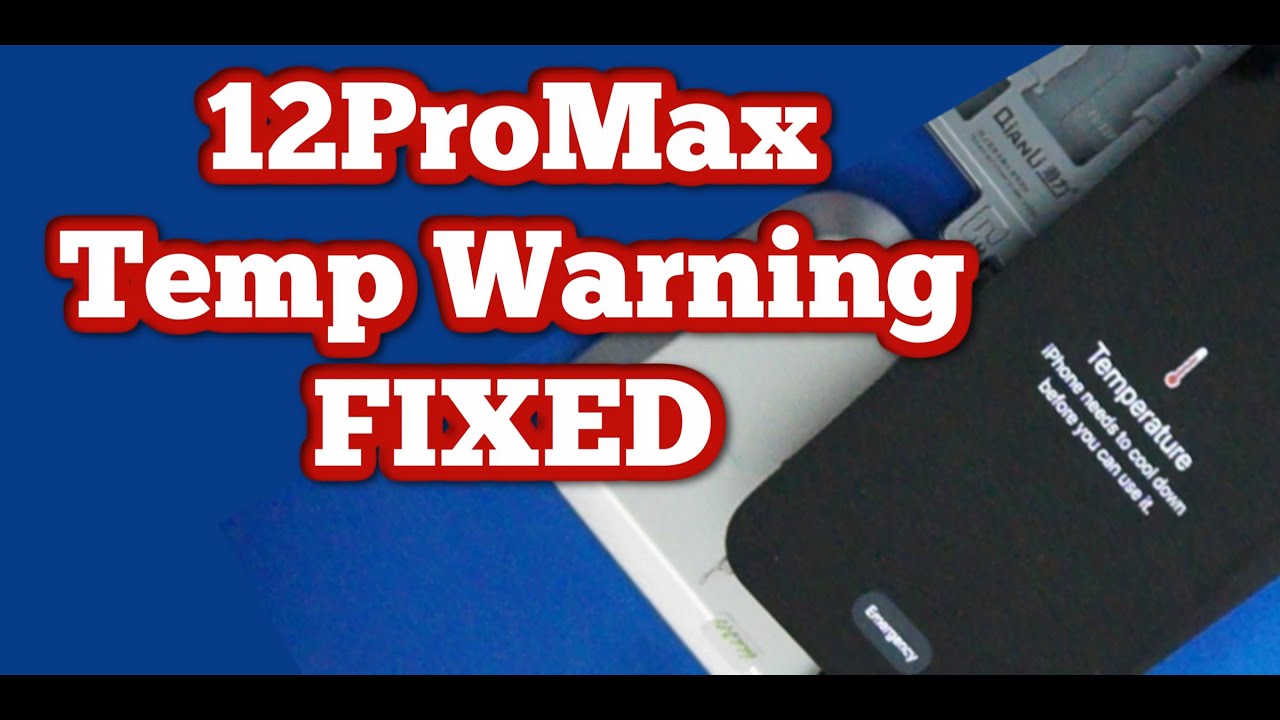 iPhone 12 Pro Max TEMPERATURE WARNING FIXED LIVE