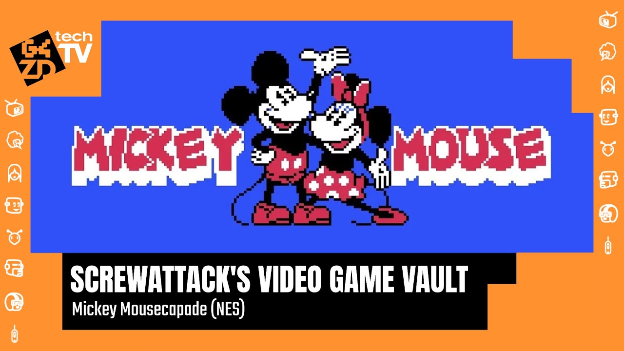 ScrewAttack's Video Game Vault - Mickey Mousecapade (NES)