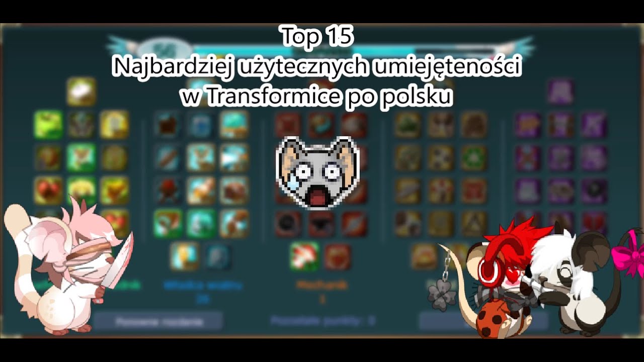 Top 15 najprzydatniejszych umiejętności w Transformice po polsku