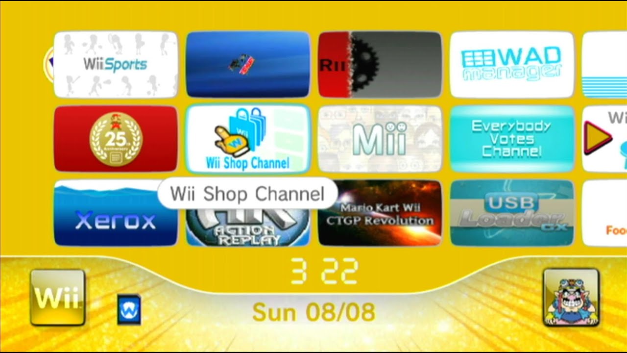 My Hacked Wii Menu - Warioware Edition (Wii Menus Ranked)