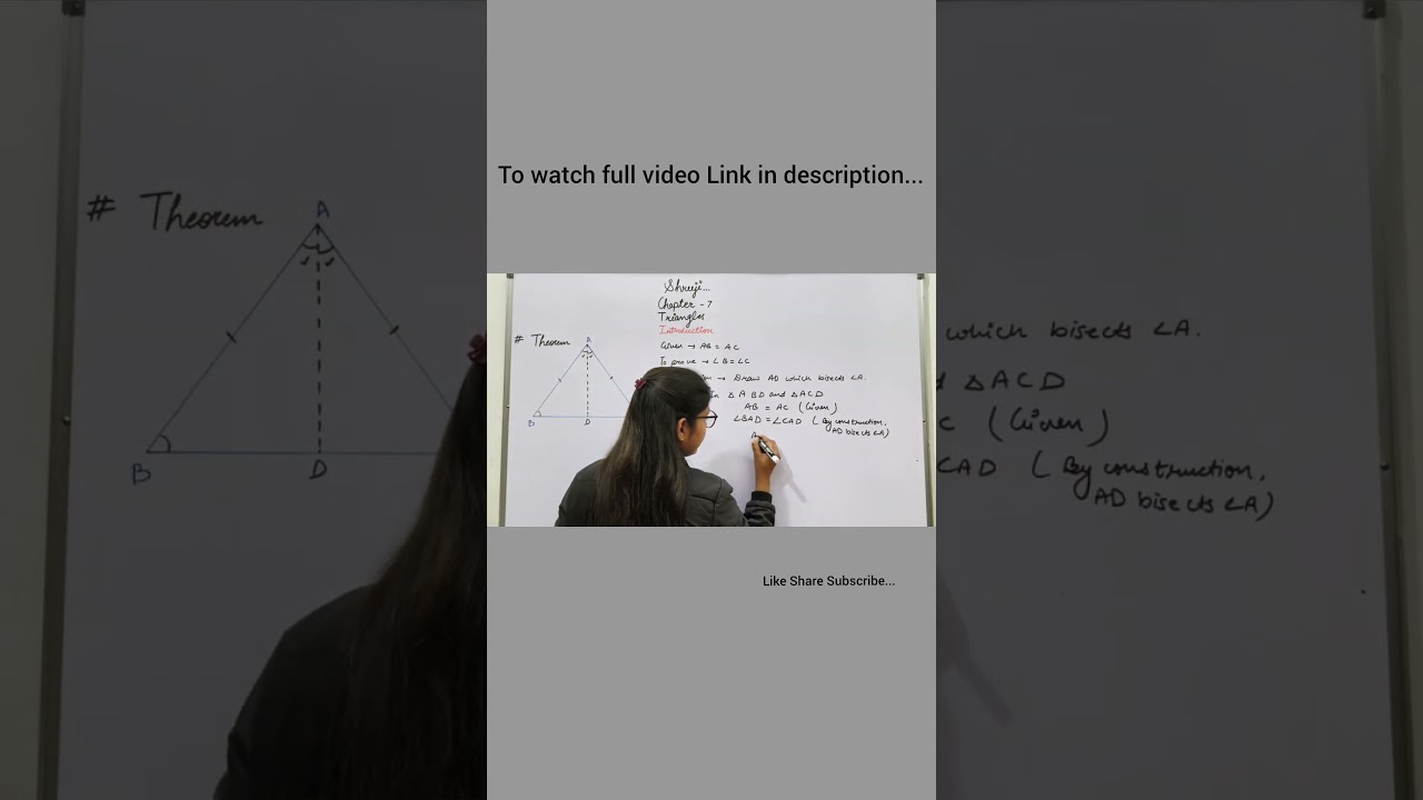 Theorem of Class IX by Preeti Kumawat