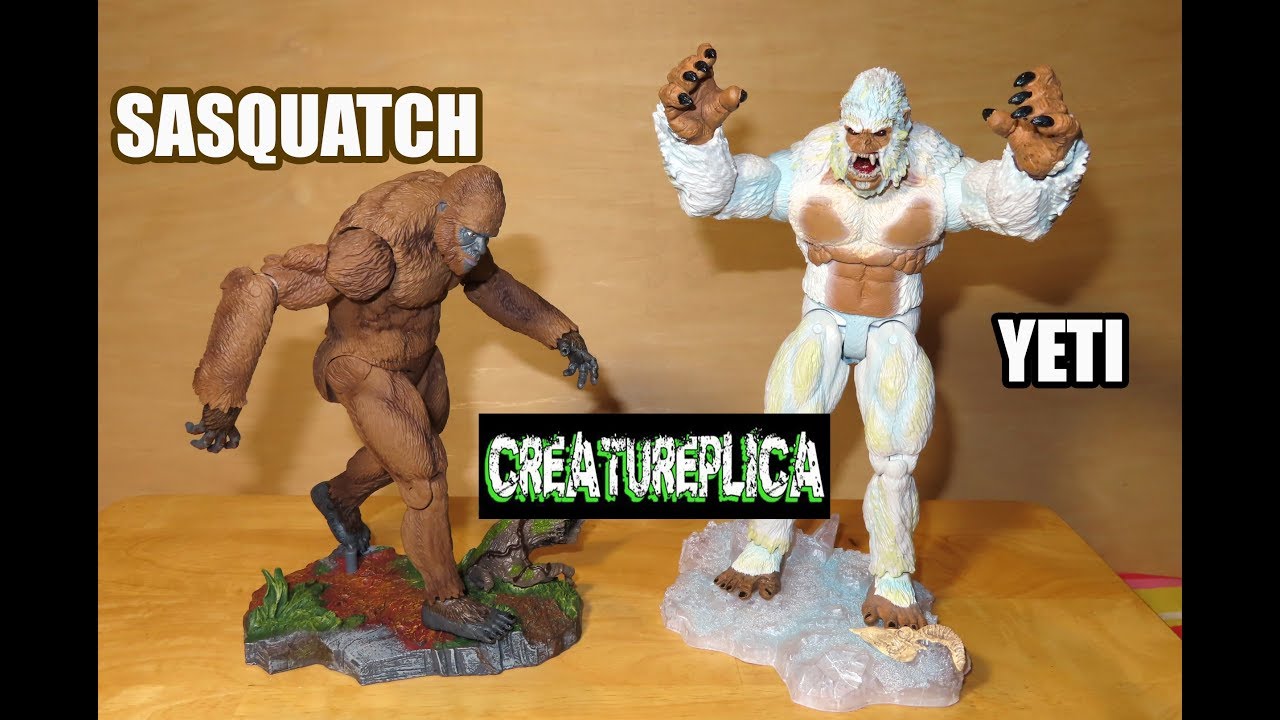 CreatuReplica HIMALAYAN YETI & NORTH AMERICAN SASQUATCH Figures! Abominable Snowman Bigfoot Cryptid