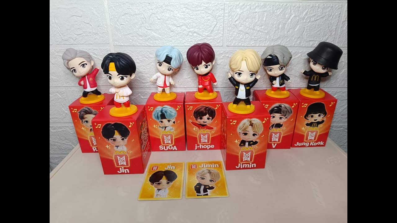 unboxing mainan Happy Meal TinyTAN BTS periode 6 (24 Oktober 2025) Encore Edition periode 3