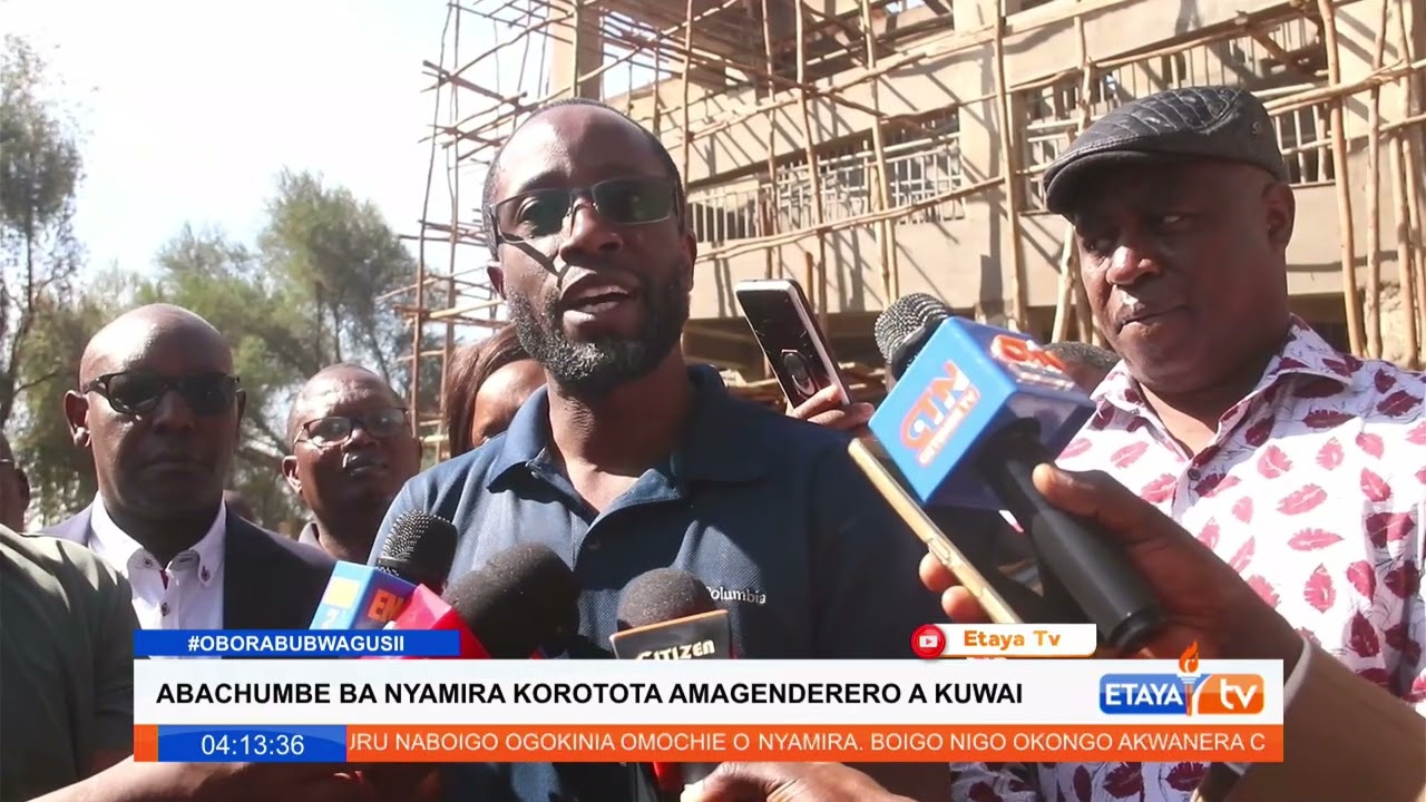 Nyamira MPs arrive at the County Commissioner's office demanding answers