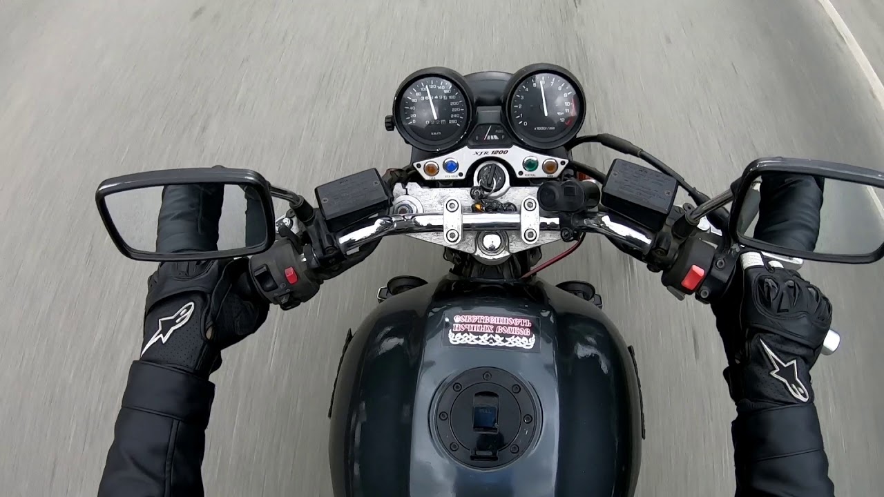 Yamaha xjr1200 разгон до 200