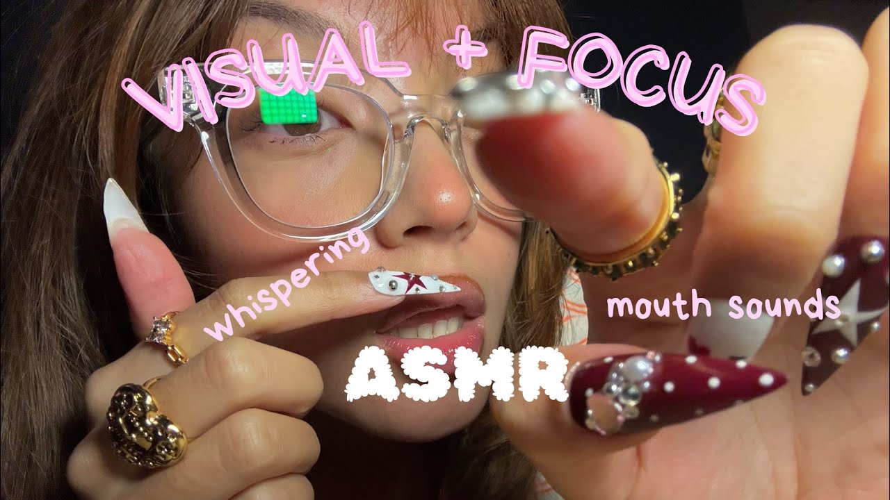 ASMR hand movements + focus (relax&hellip;💤✨)
