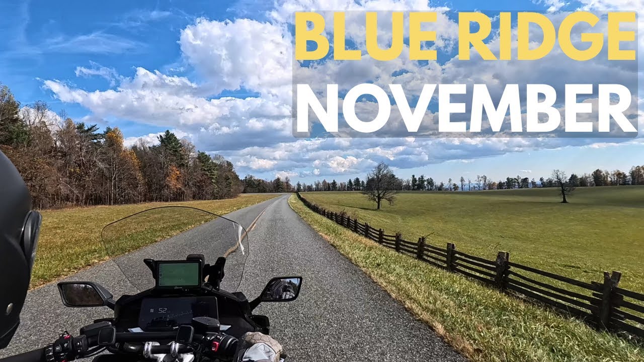 Riding the Blue Ridge Parkway in November — A Solitary, Late-Season Ride