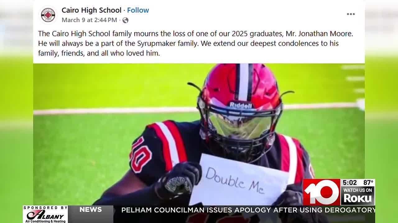 Family, community remember former Cairo High School football player killed in car crash