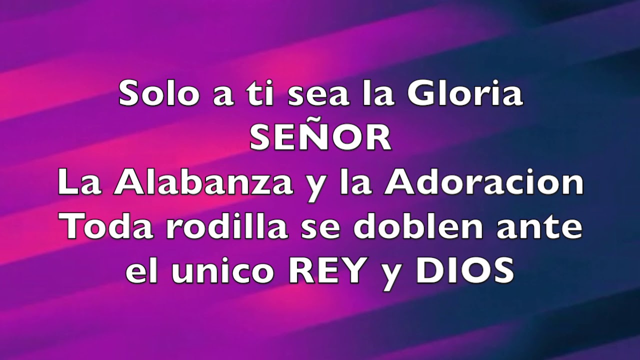 A TI SEA LA GLORIA - MARCELA GANDARA - PISTA - KARAOKE