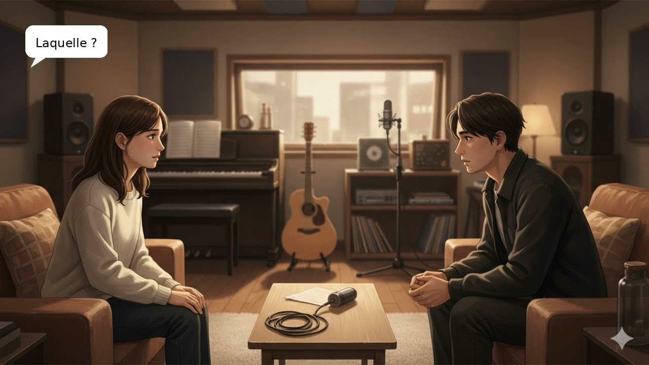 Learn French (A2–B1) | Emotional Dialogue in a Music Studio: Don’t Quit Your Passion