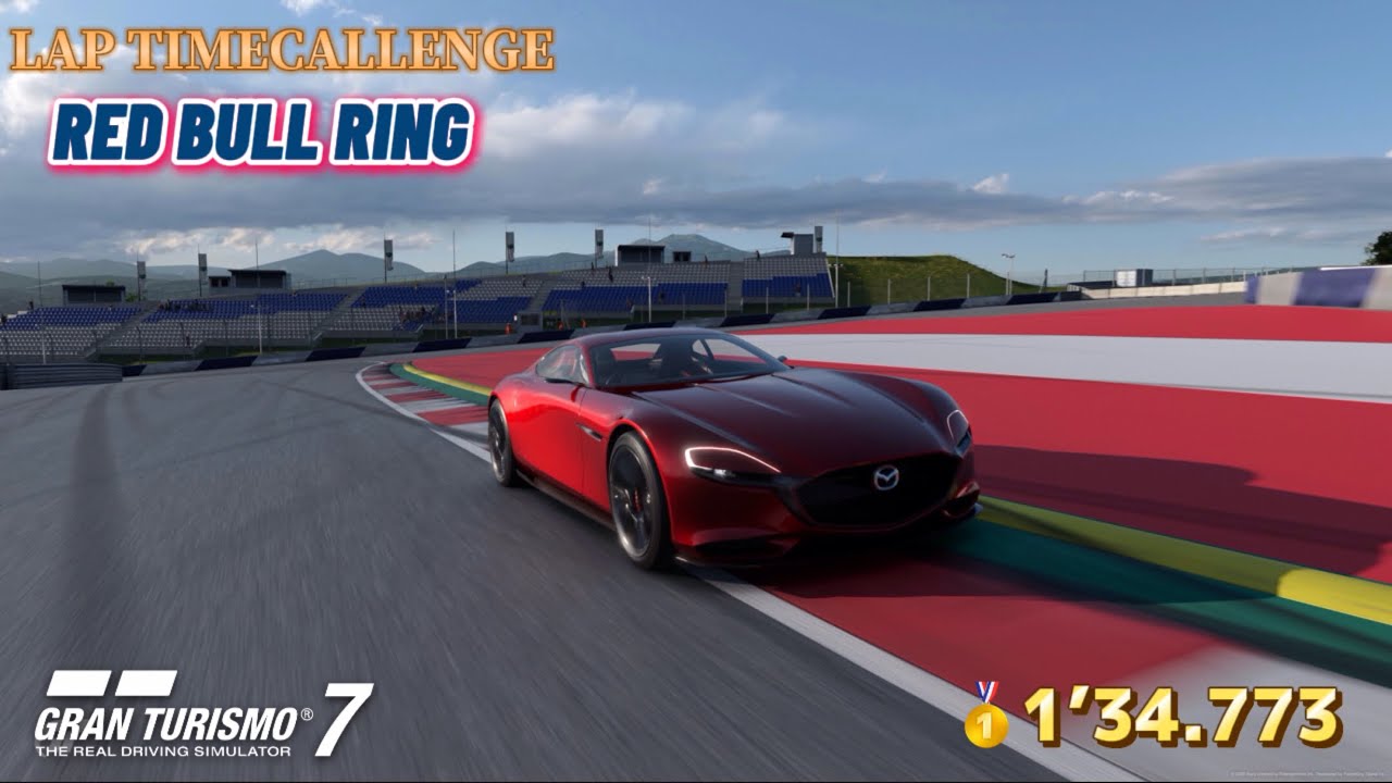 【GT7】オンラインタイムトライアル レッドブルリンク ゴールドタイム1’34.773