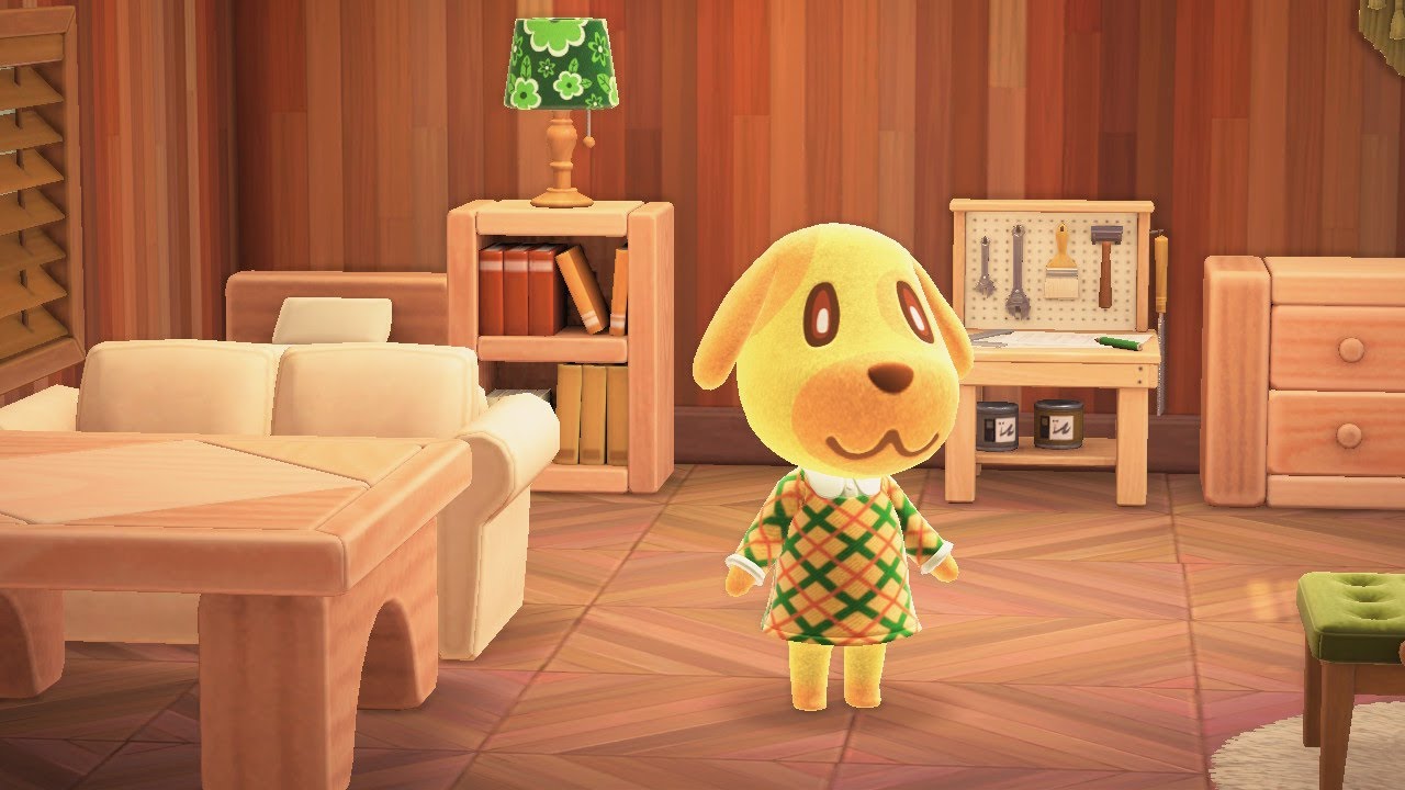 Animal Crossing New Horizons House Tour Goldie Villager