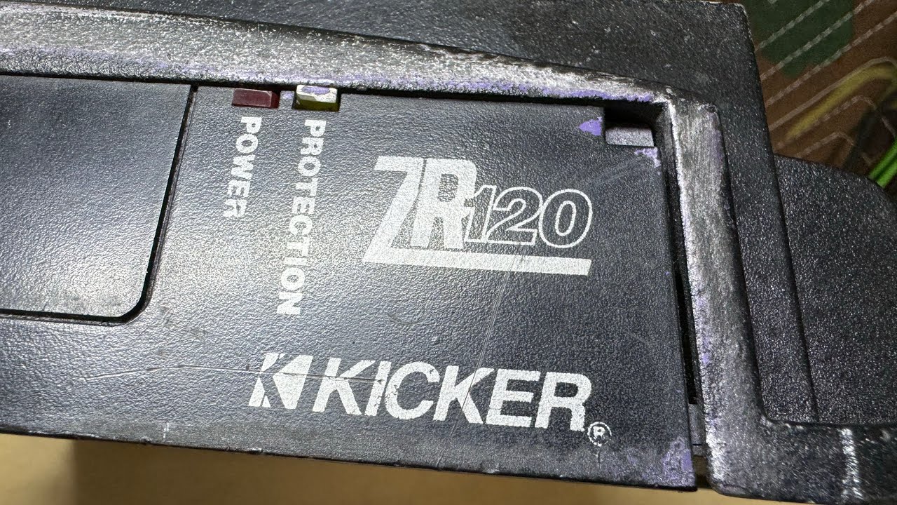 Kicker ZR120 Overview and Amp Dyno
