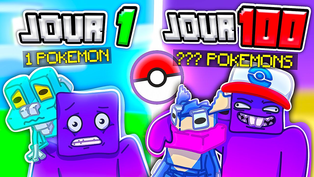 100 JOURS pour FINIR MINECRAFT avec des POKÉMON ! ! Voilà ce qui s'est passé... (Film Complet)