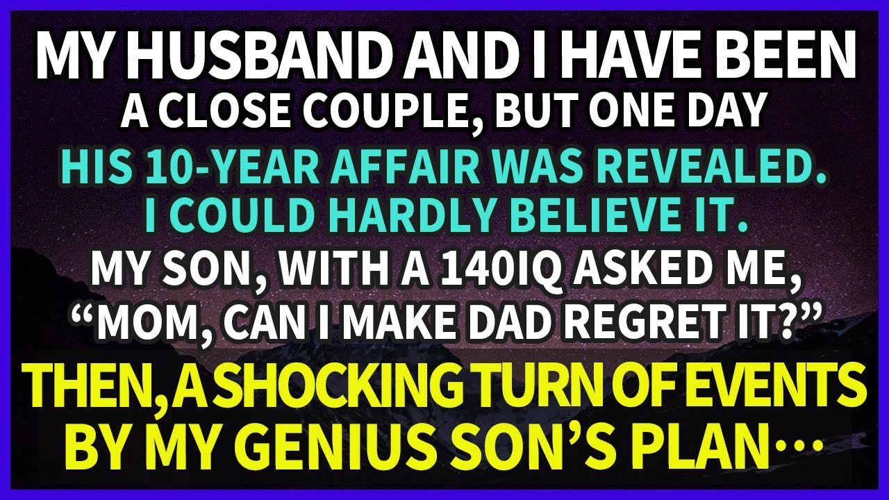 My husband & I were close, but his affair for 10 years was revealed. My son made his dad regret it.