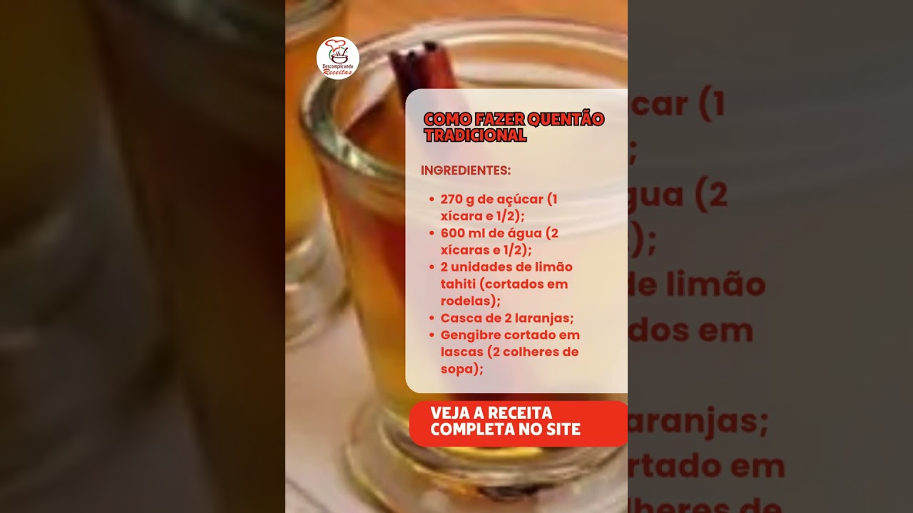 Como Fazer Quent&atilde;o Tradicional