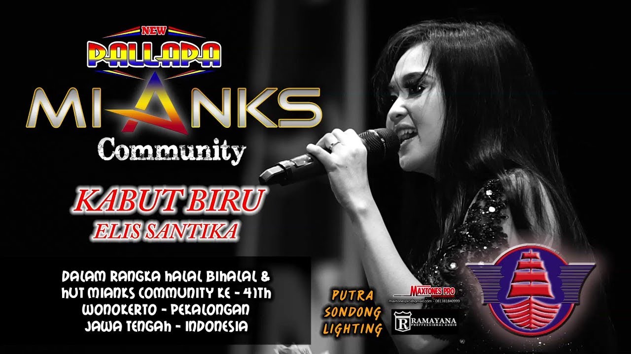 cantik banget ELIS SANTIKA - KABUT BIRU - NEW PALLAPA - MIANKS COMMUNITY WONOKERTO